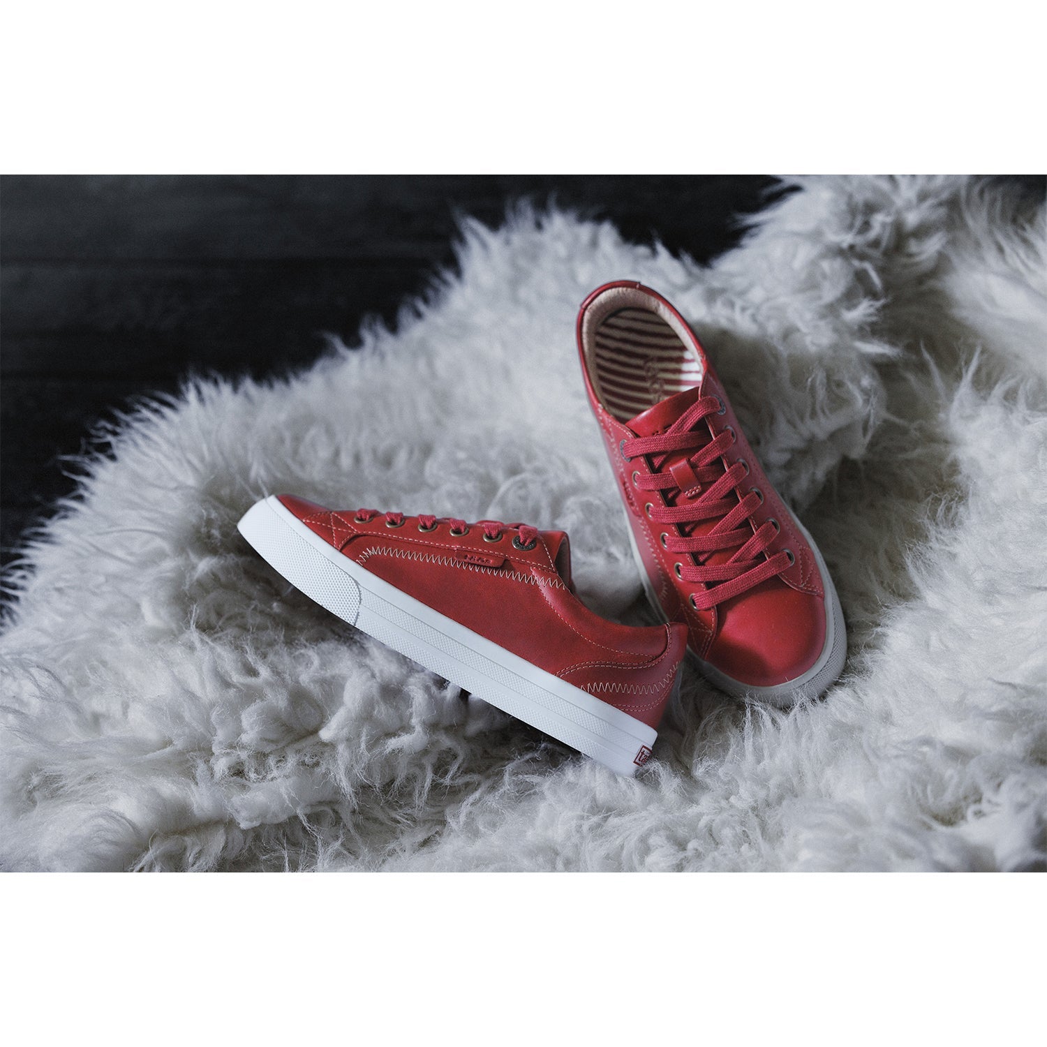 Taos Plim Soul Lux Women's Sneakers Red Leather