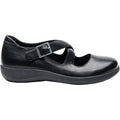 Aetrex Paisley Women's Mary Janes Black Leather