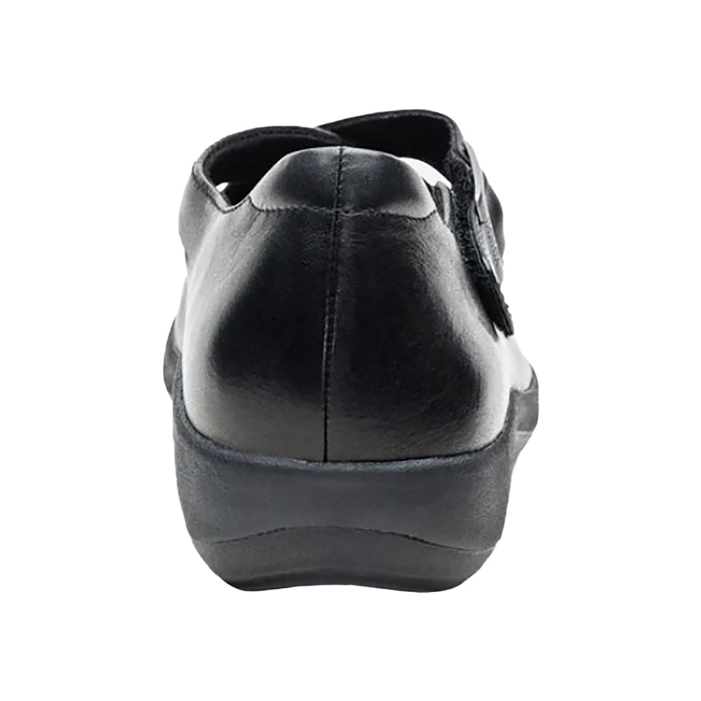 Aetrex Paisley Women's Mary Janes Black Leather