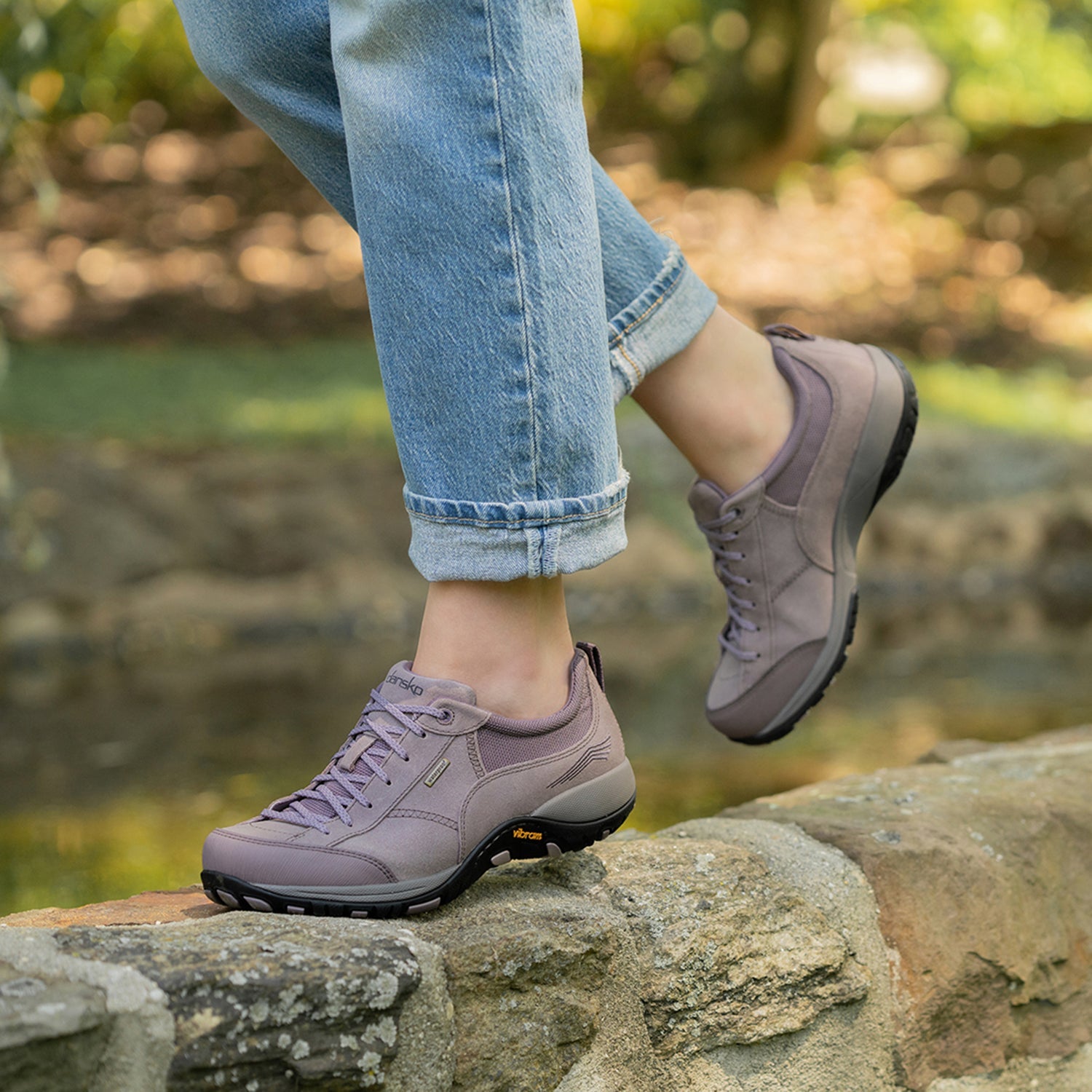 Dansko Paisley Women's Athletic Shoes Trail Hiking Shoes Dusty Lilac Waterproof