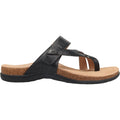 Taos Perfect Women's Thong Sandals Black Leather