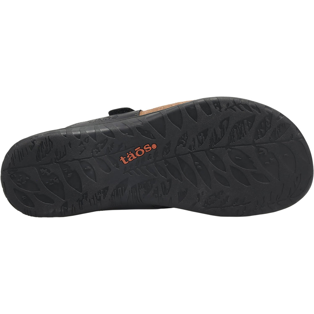 Taos Perfect Women's Thong Sandals Black Leather