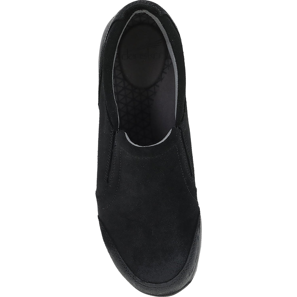Dansko Pippy Waterproof Burnished Women's Slip Ons Sporty Black
