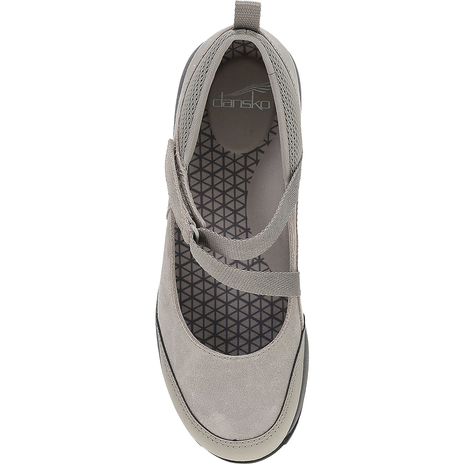 Dansko Primrose Women's Sporty Mary Jane Taupe Burnished Suede