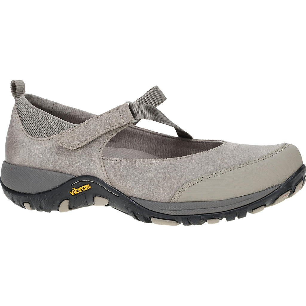 Dansko Primrose Women's Sporty Mary Jane Taupe Burnished Suede
