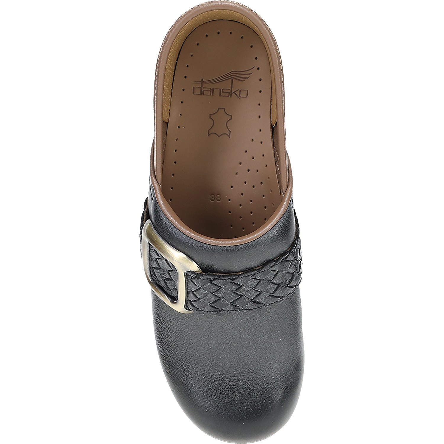 Dansko Pro Braided Clog Women's Closed Back Clogs Black