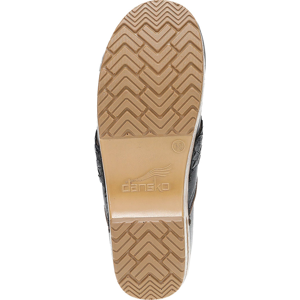 Dansko Pro Braided Clog Women's Closed Back Clogs Black