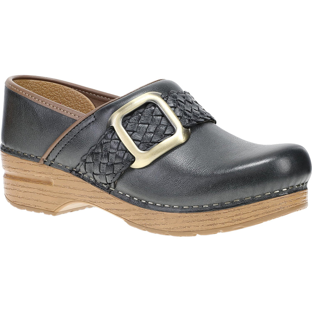 Dansko Pro Braided Clog Women's Closed Back Clogs Black