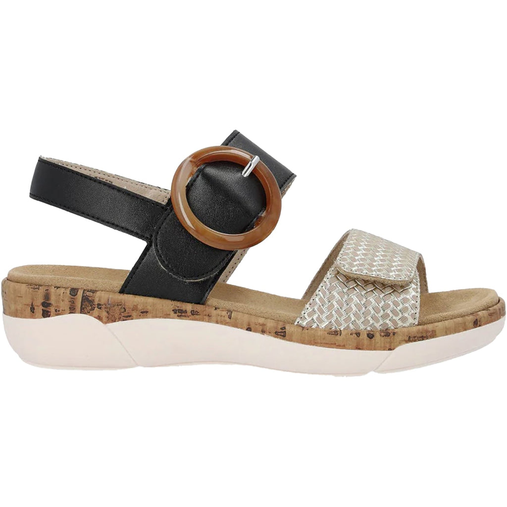 Remonte R6853-02 Jocelyn 53 Women's Sandals Beige/Gold/Schwarz