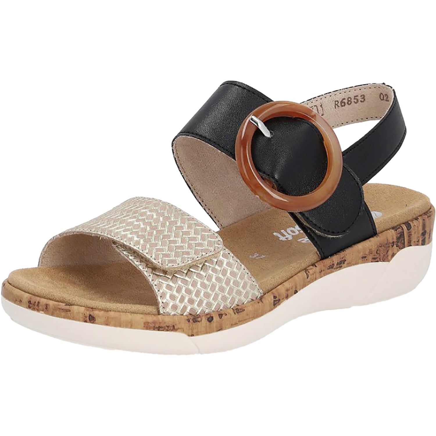 Remonte R6853-02 Jocelyn 53 Women's Sandals Beige/Gold/Schwarz