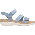 Remonte R6861-12 Jocelyn 61 Women's Sandals Blue Woven Stretch