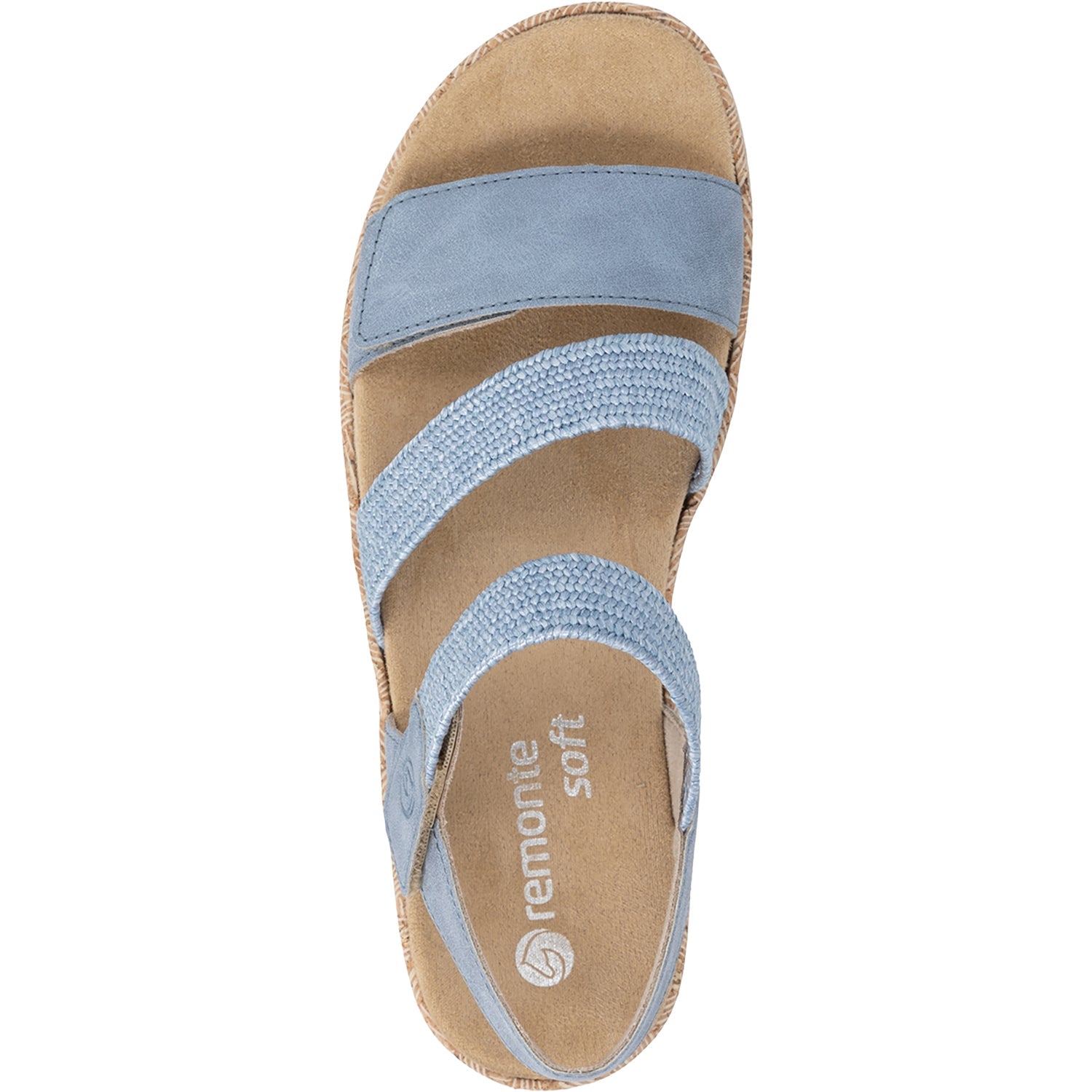 Remonte R6861-12 Jocelyn 61 Women's Sandals Blue Woven Stretch