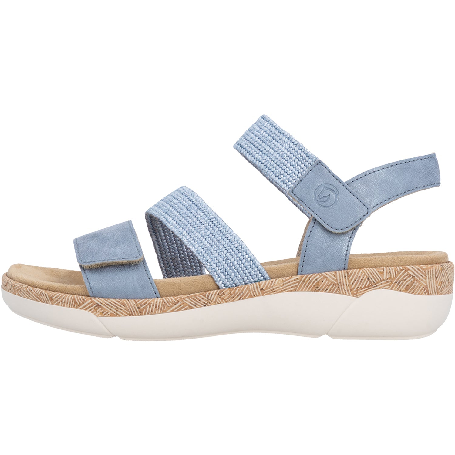 Remonte R6861-12 Jocelyn 61 Women's Sandals Blue Woven Stretch