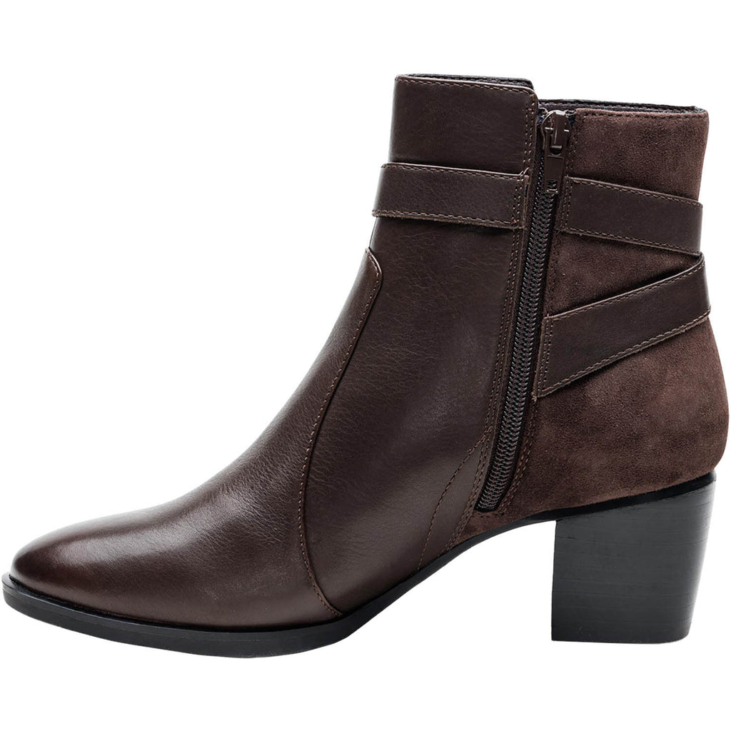 Aetrex Rebecca Women's Boots Dark Brown Leather/Suede Combi