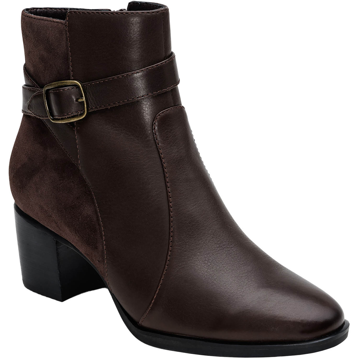 Aetrex Rebecca Women's Boots Dark Brown Leather/Suede Combi