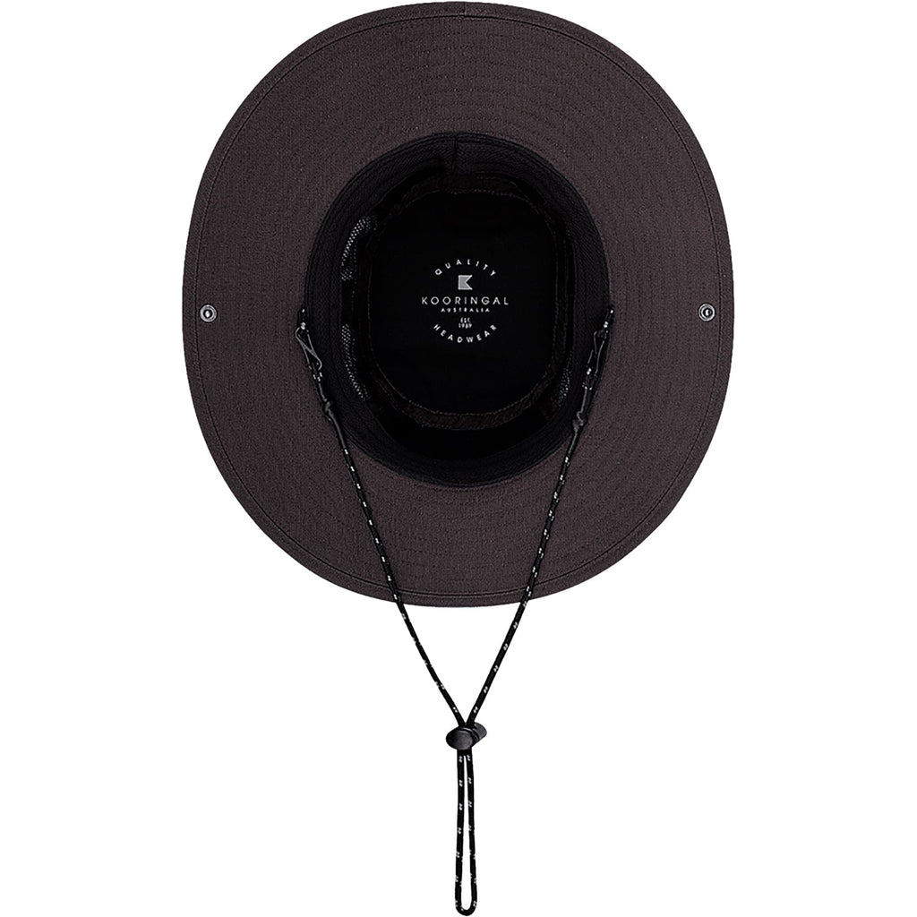 Kooringal Hats Redondo Mid Brim Men's Hat Charcoal