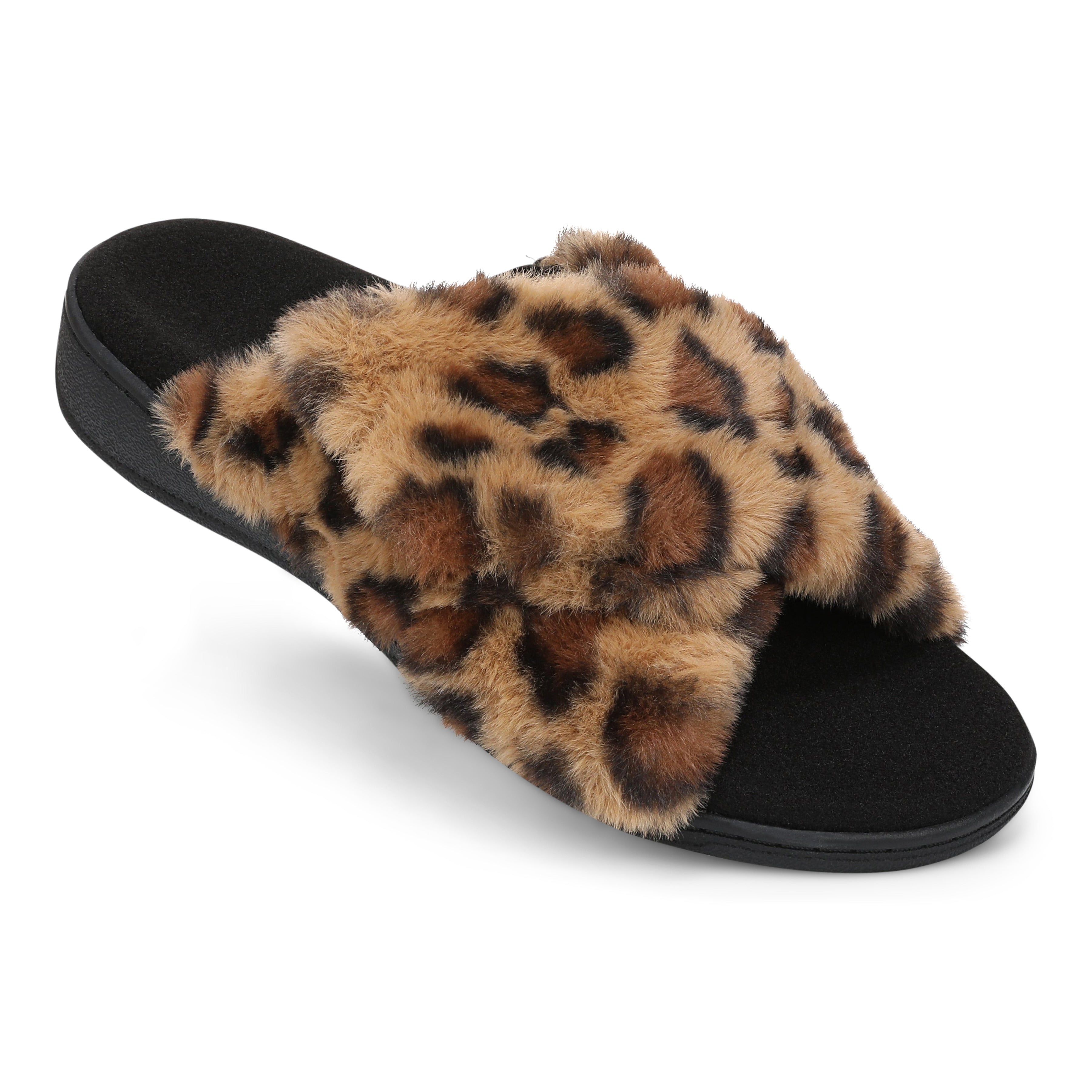 Vionic Relax II Women's Open Back Slippers Brown Multi