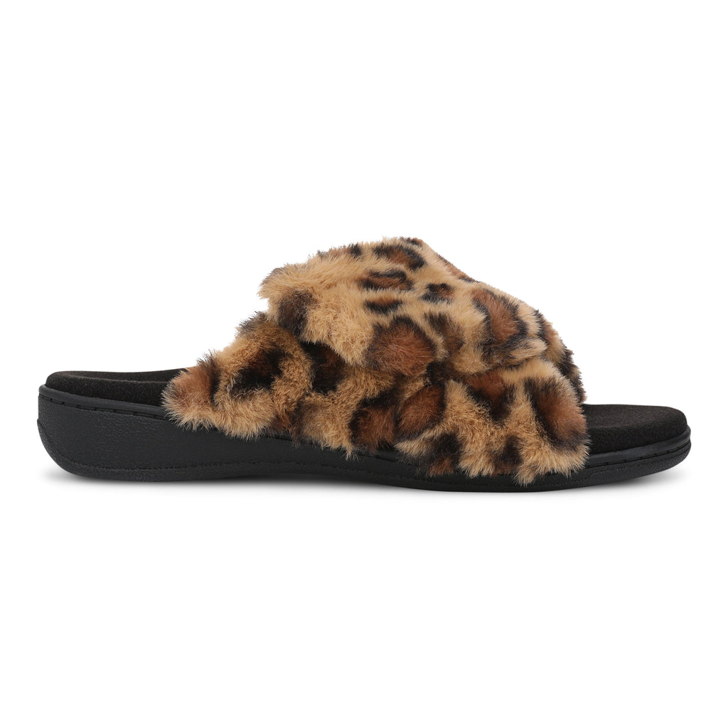 Vionic Relax II Women's Open Back Slippers Brown Multi
