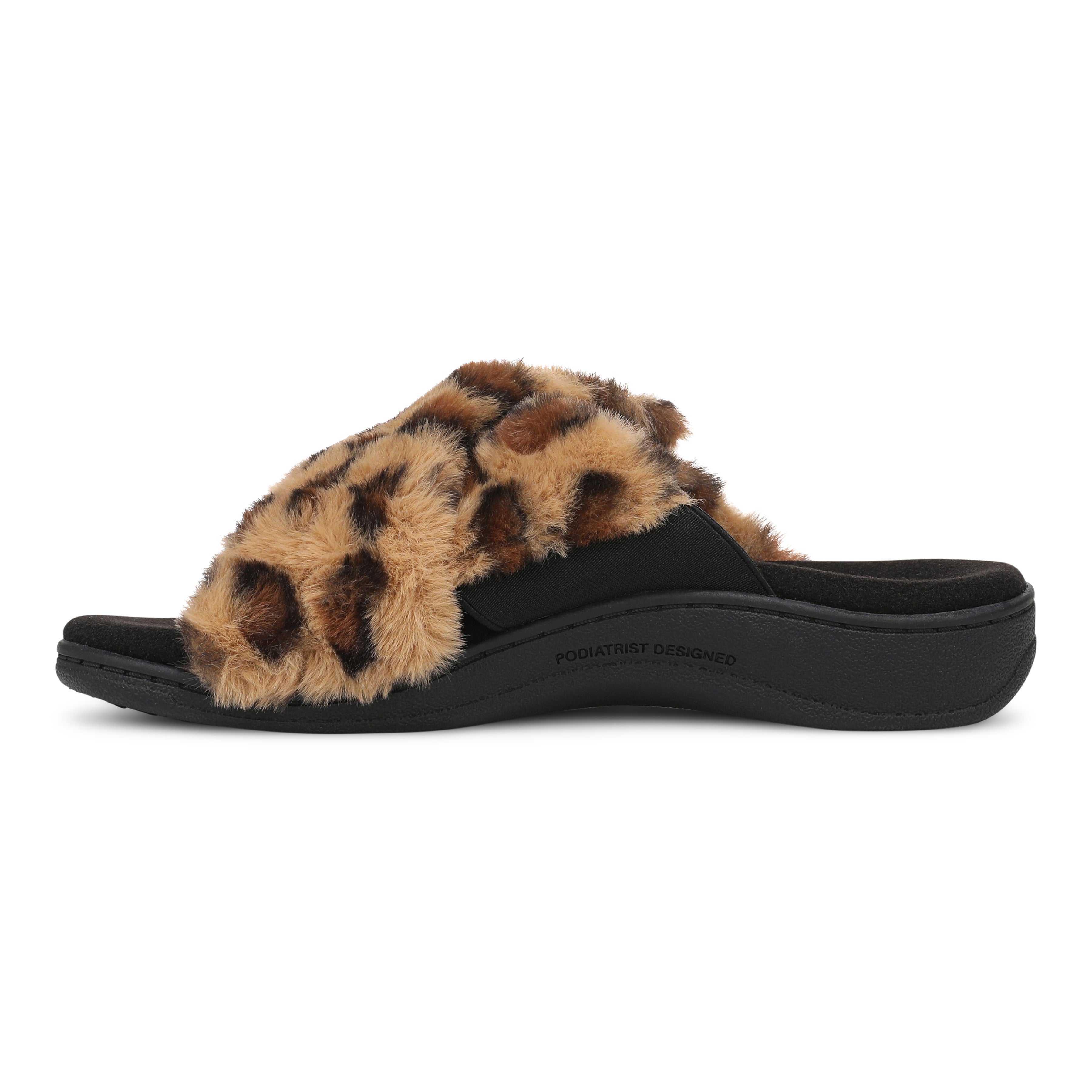Vionic Relax II Women's Open Back Slippers Brown Multi