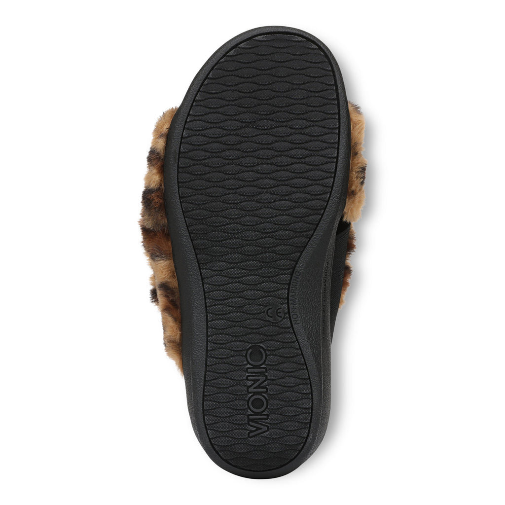 Vionic Relax II Women's Open Back Slippers Brown Multi