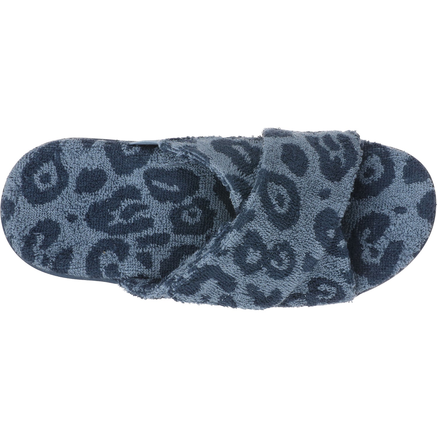 Vionic Relax Women's Open Back Slippers Blue Multi Leopard Terry