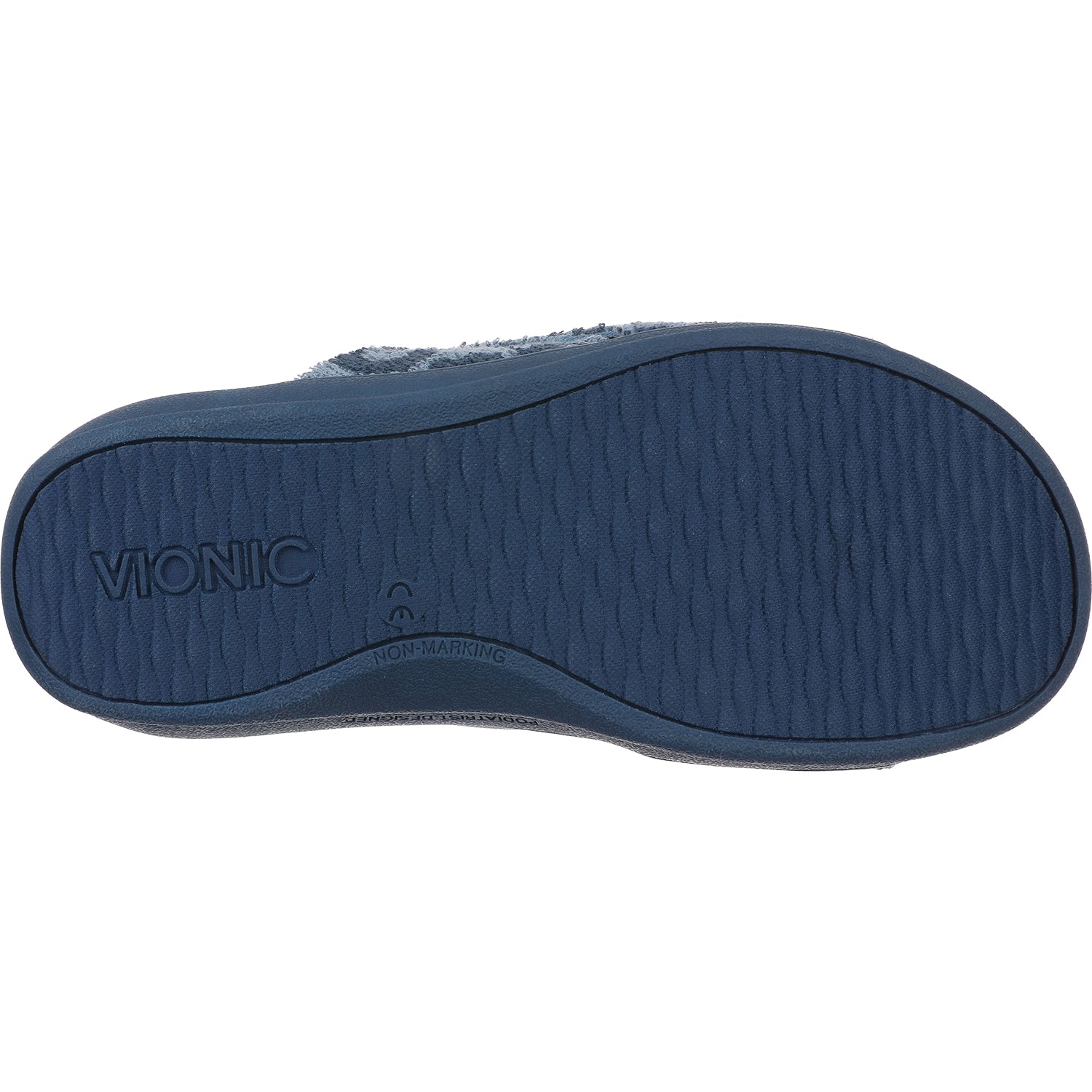Vionic Relax Women's Open Back Slippers Blue Multi Leopard Terry