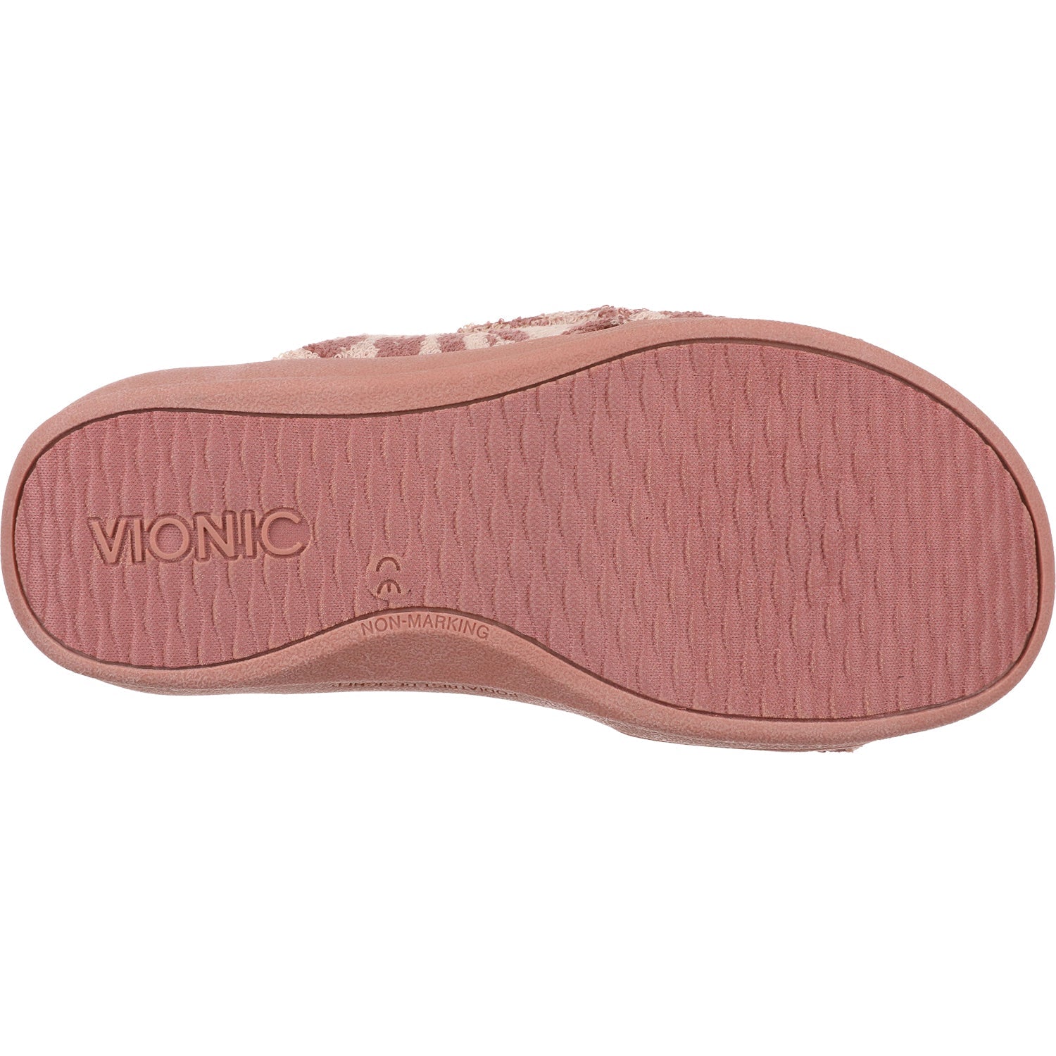 Vionic Relax II Women's Open Back Slippers Pink Multi Leopard Terry