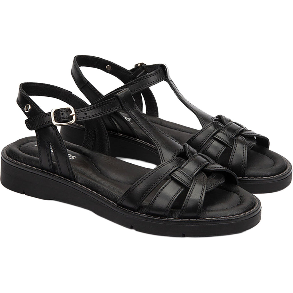 Pikolinos Roquetas W9B-0789 Women's Sandals Black