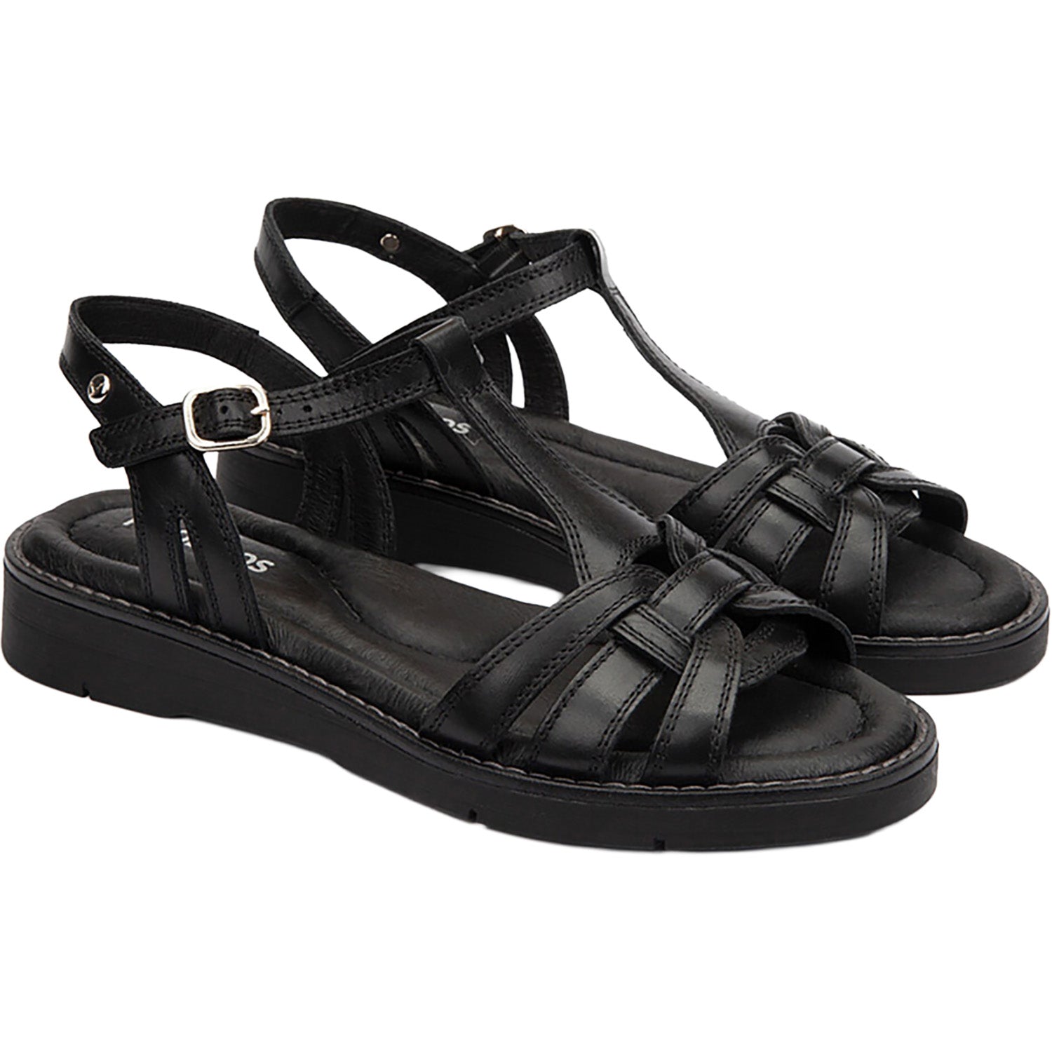 Pikolinos Roquetas W9B-0789 Women's Sandals Black