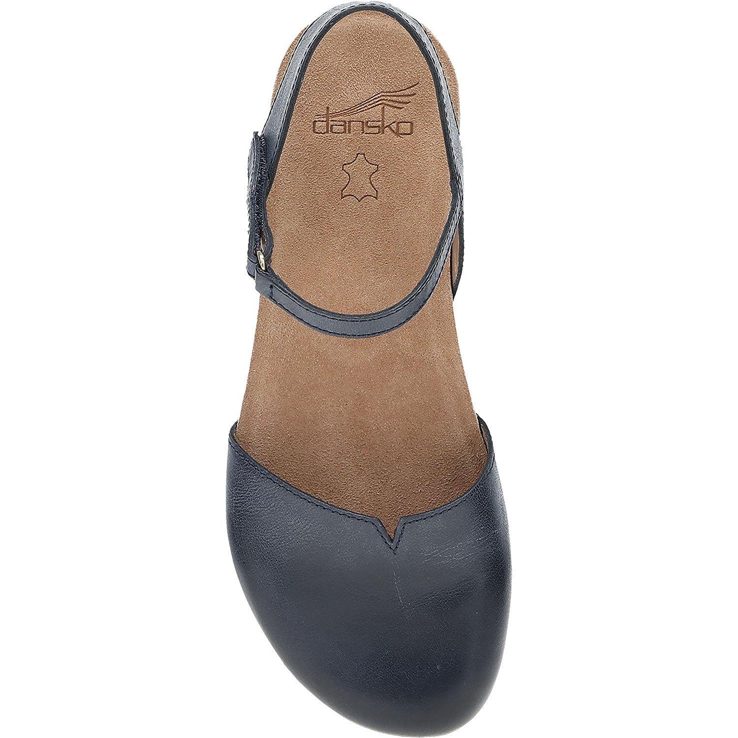 Dansko Rowan Women's Mary Janes Navy Waxy Burnished