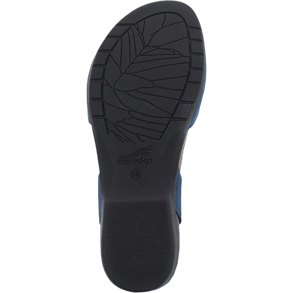 Dansko Rowan Women's Mary Janes Navy Waxy Burnished