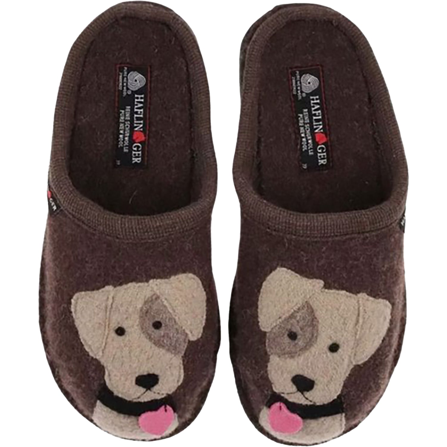 Haflinger Rudi Women's Slippers Smokey Brown
