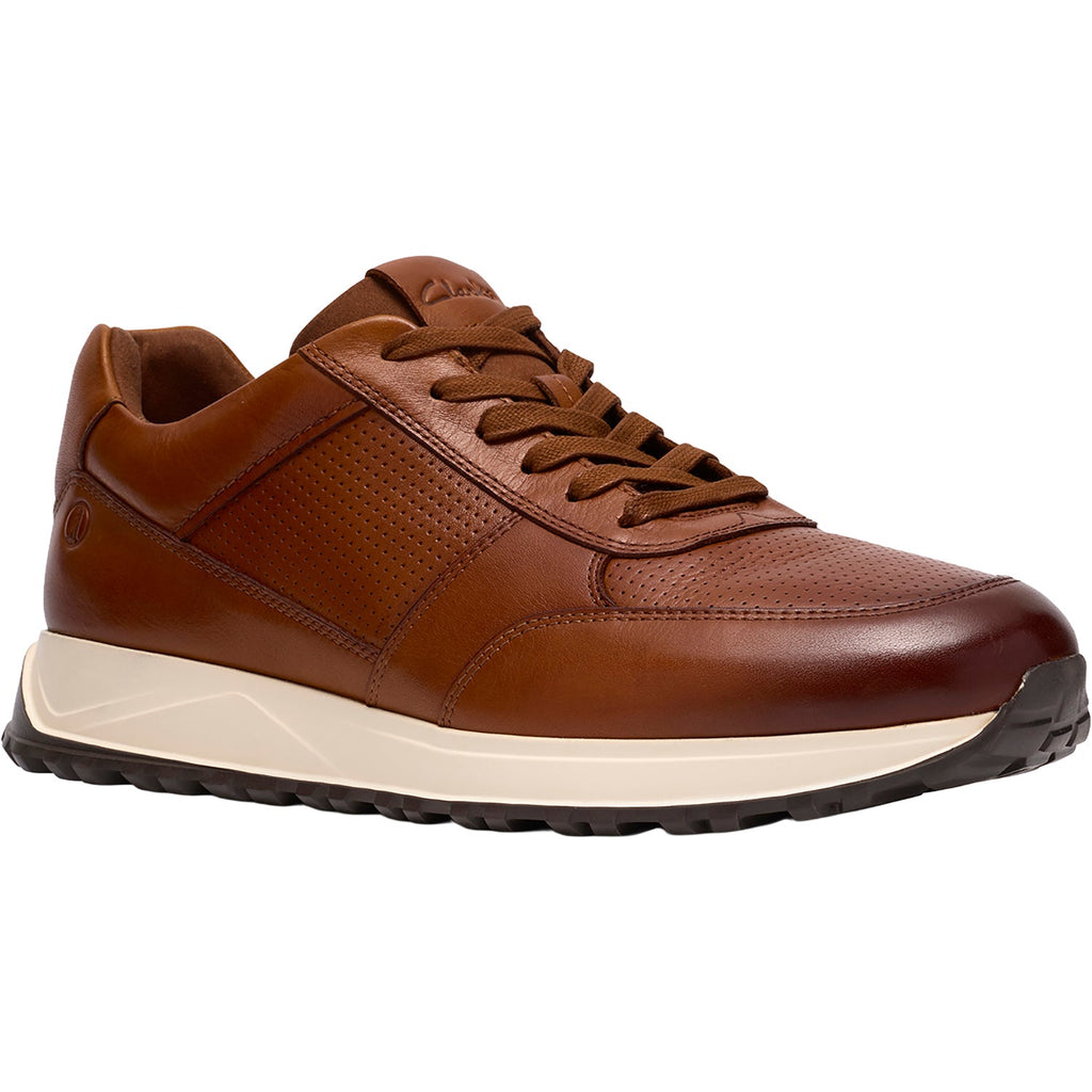 Clarks Radwell Tie Men's Casual Shoes Tan Leather