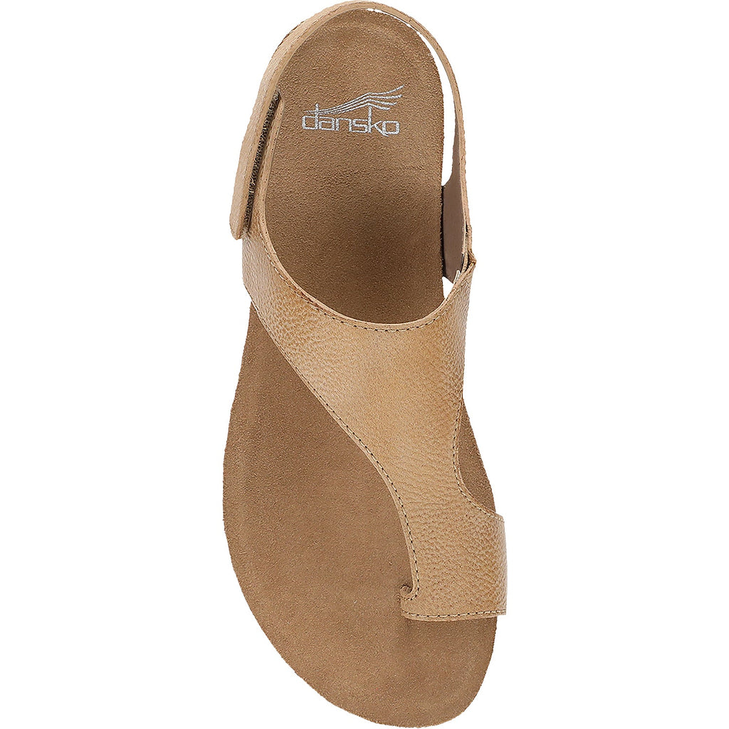Dansko Reece Women's Thong Sandals Honey Distressed