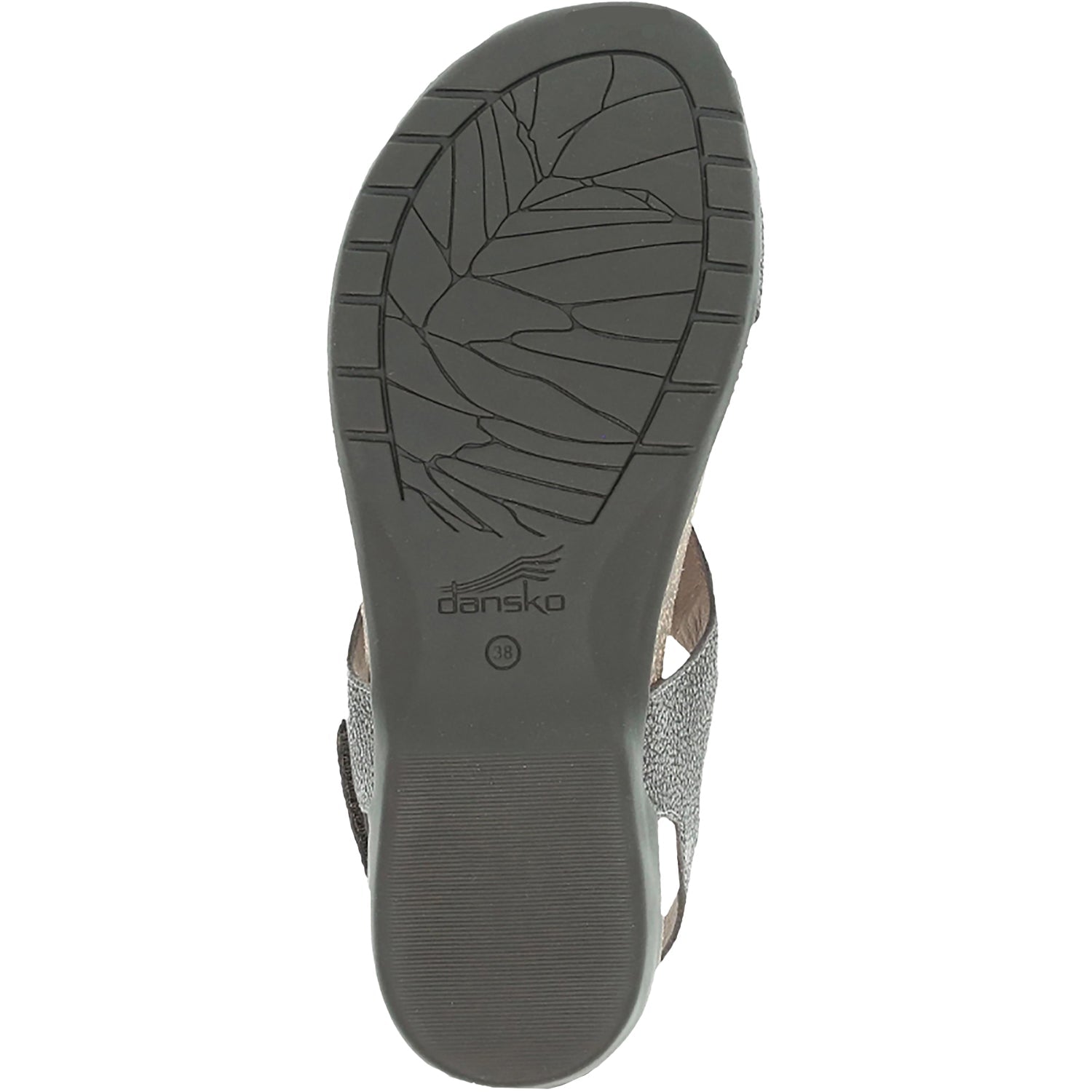 Dansko Reece Women's Thong Sandals Pewter Metallic Leather