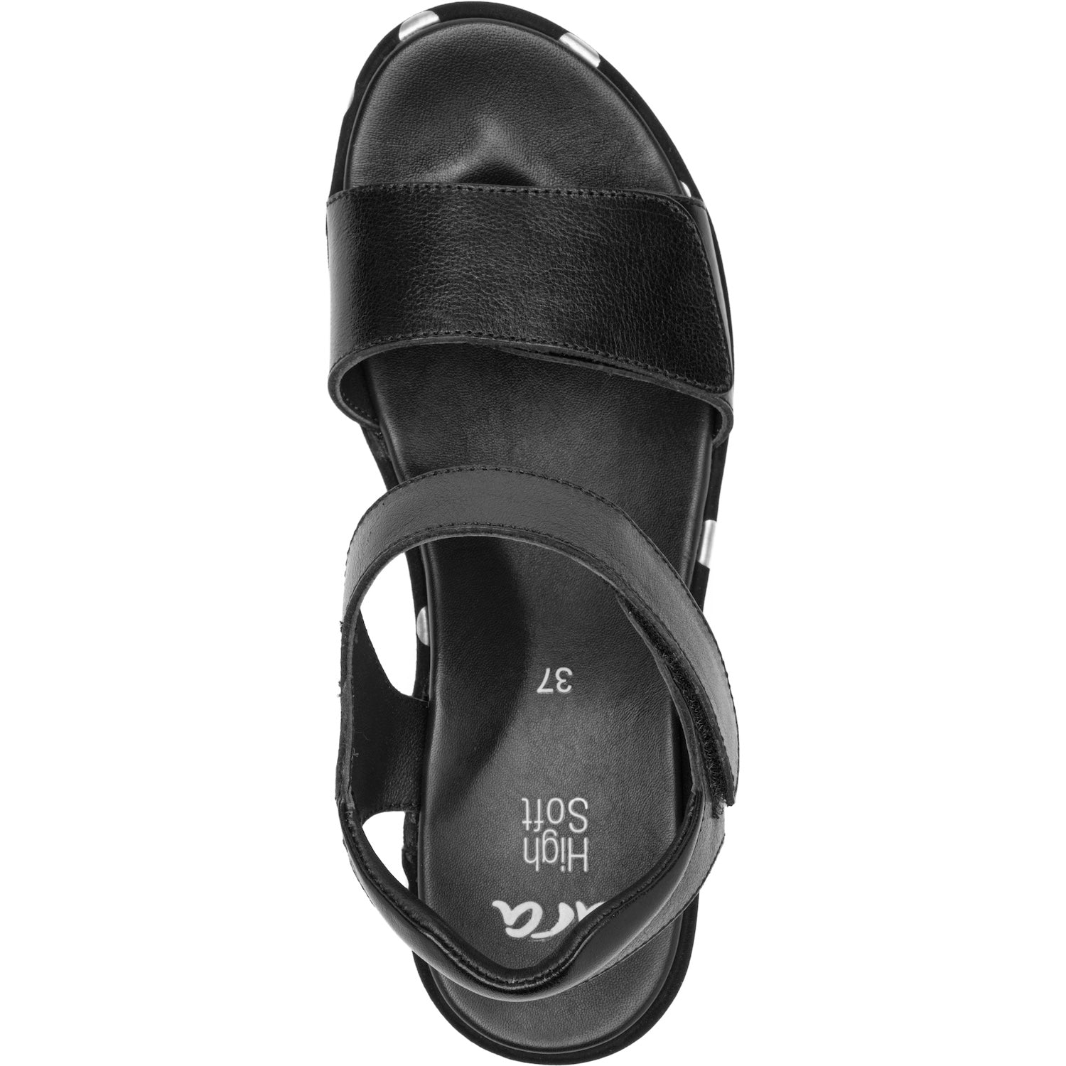 Ara Rosepetal Women's Black/Black/Cream Leather