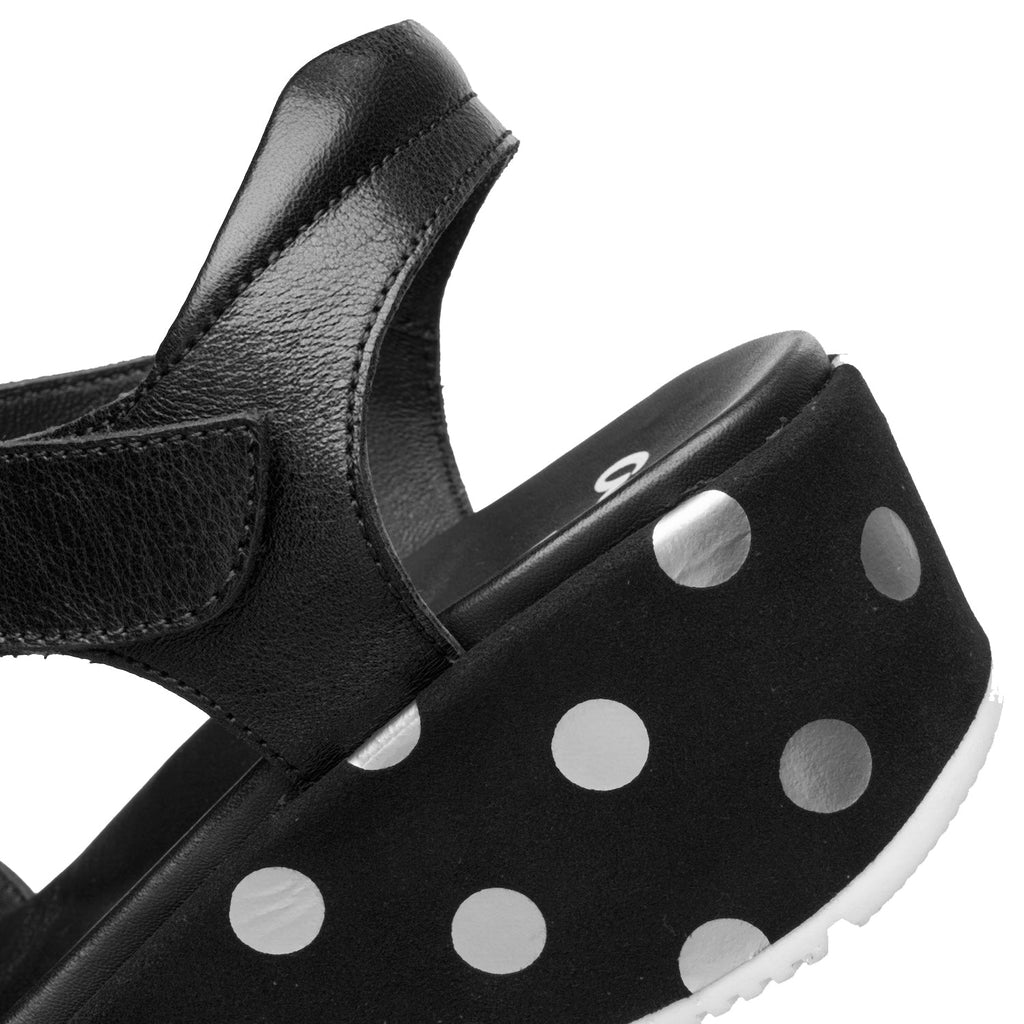Ara Rosepetal Women's Black/Black/Cream Leather