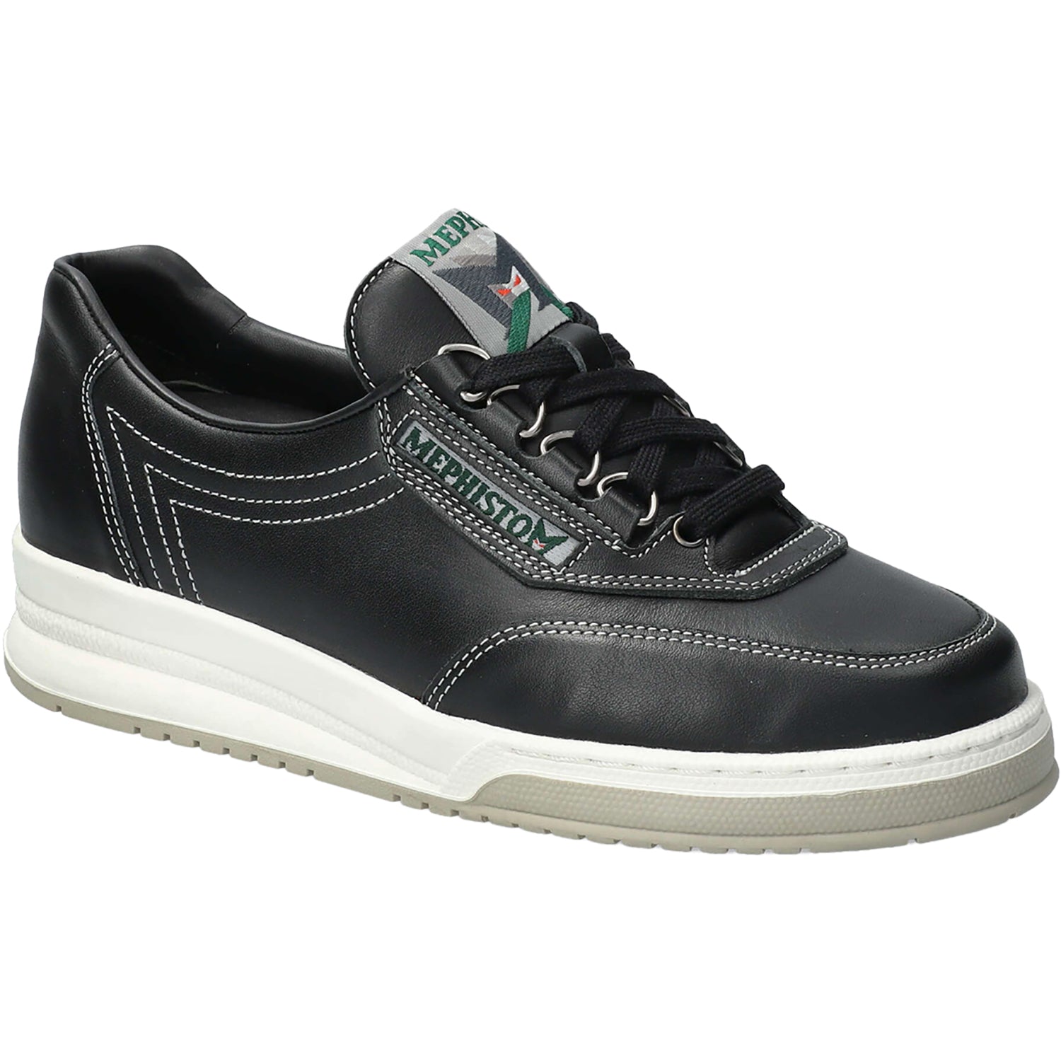 Mephisto Rush 4800/30 Women's Sporty Lace Up Shoes Black