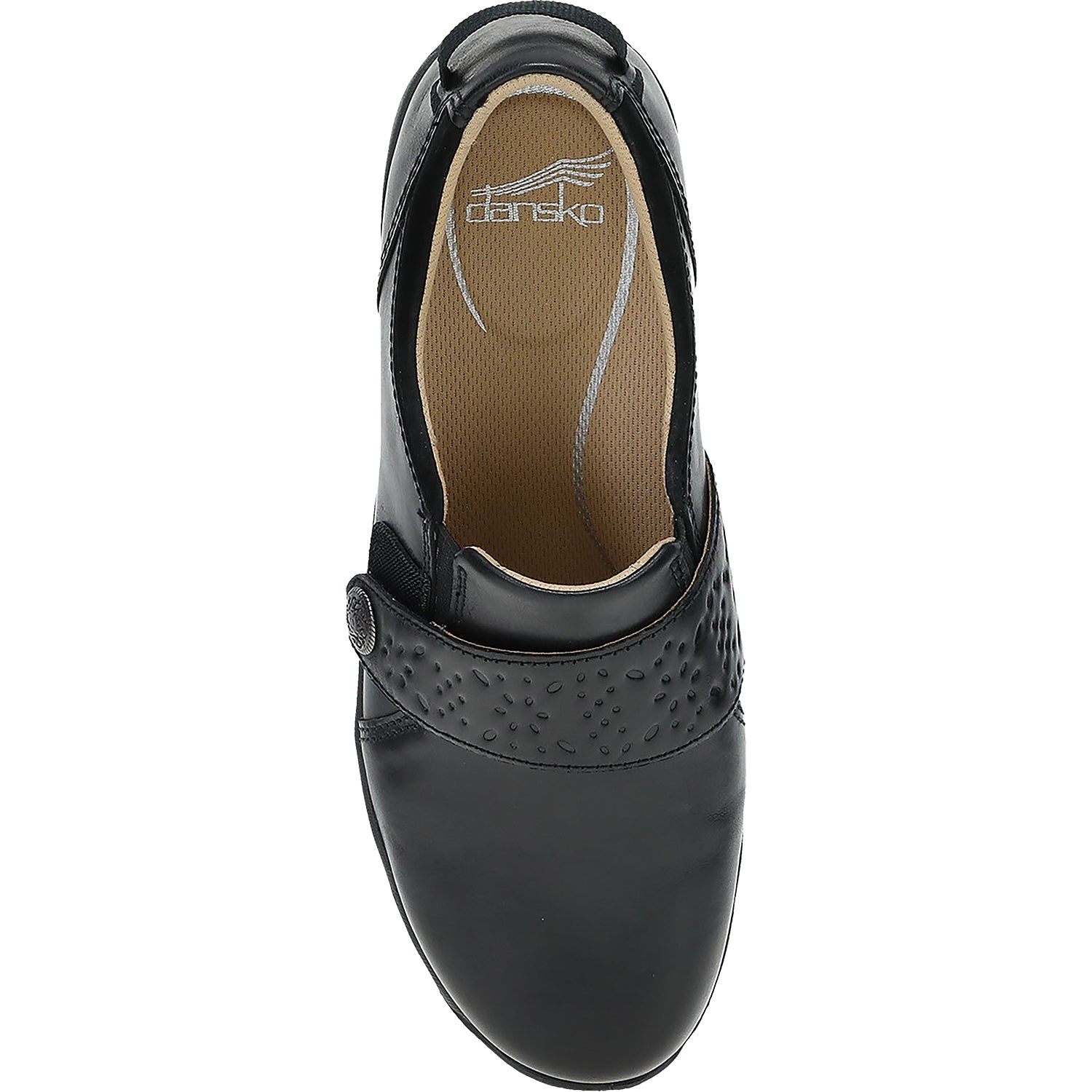 Dansko Sallie Women's Shoes Black Waxy Burnished