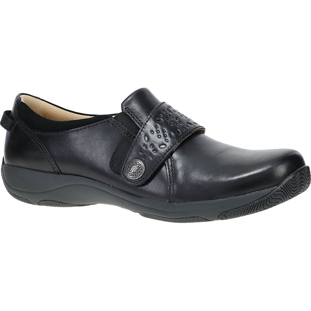 Dansko Sallie Women's Shoes Black Waxy Burnished