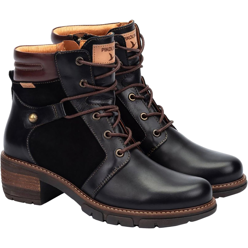 Pikolinos San Sebastian W1T-8979C1 Women's Boots Black Leather