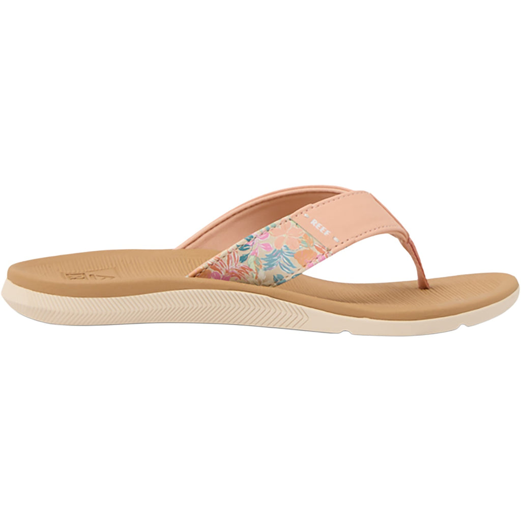 Reef Santa Ana Women's Thong Sandals Peach/Tan