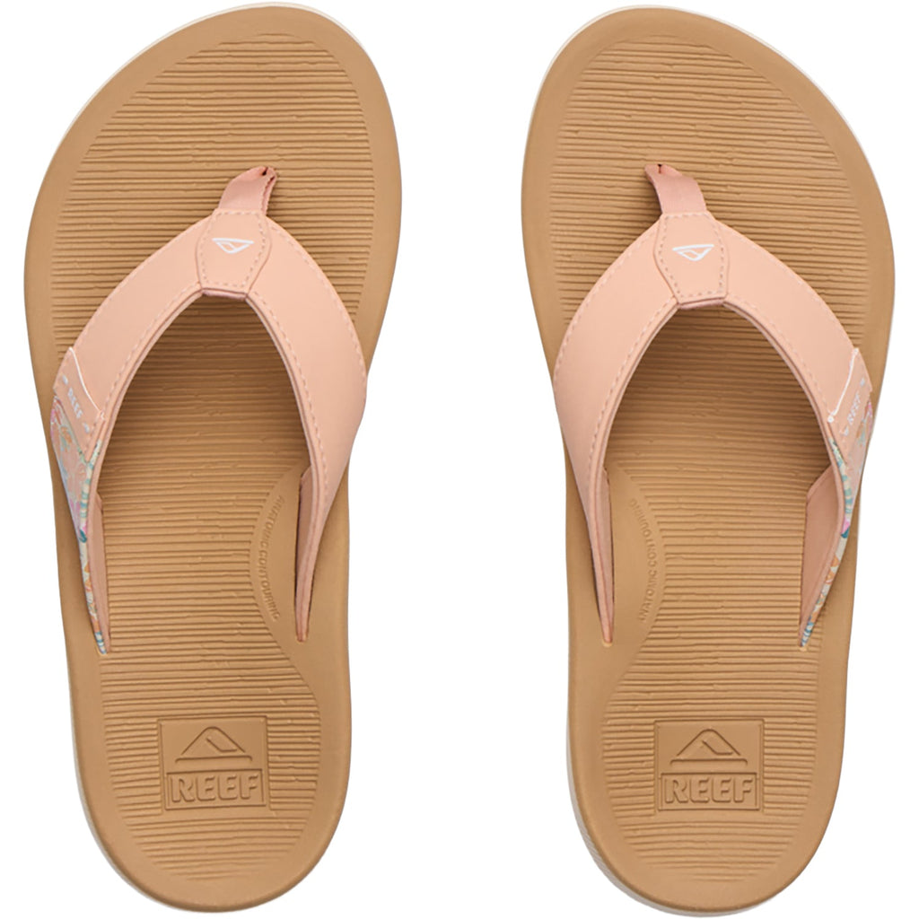 Reef Santa Ana Women's Thong Sandals Peach/Tan