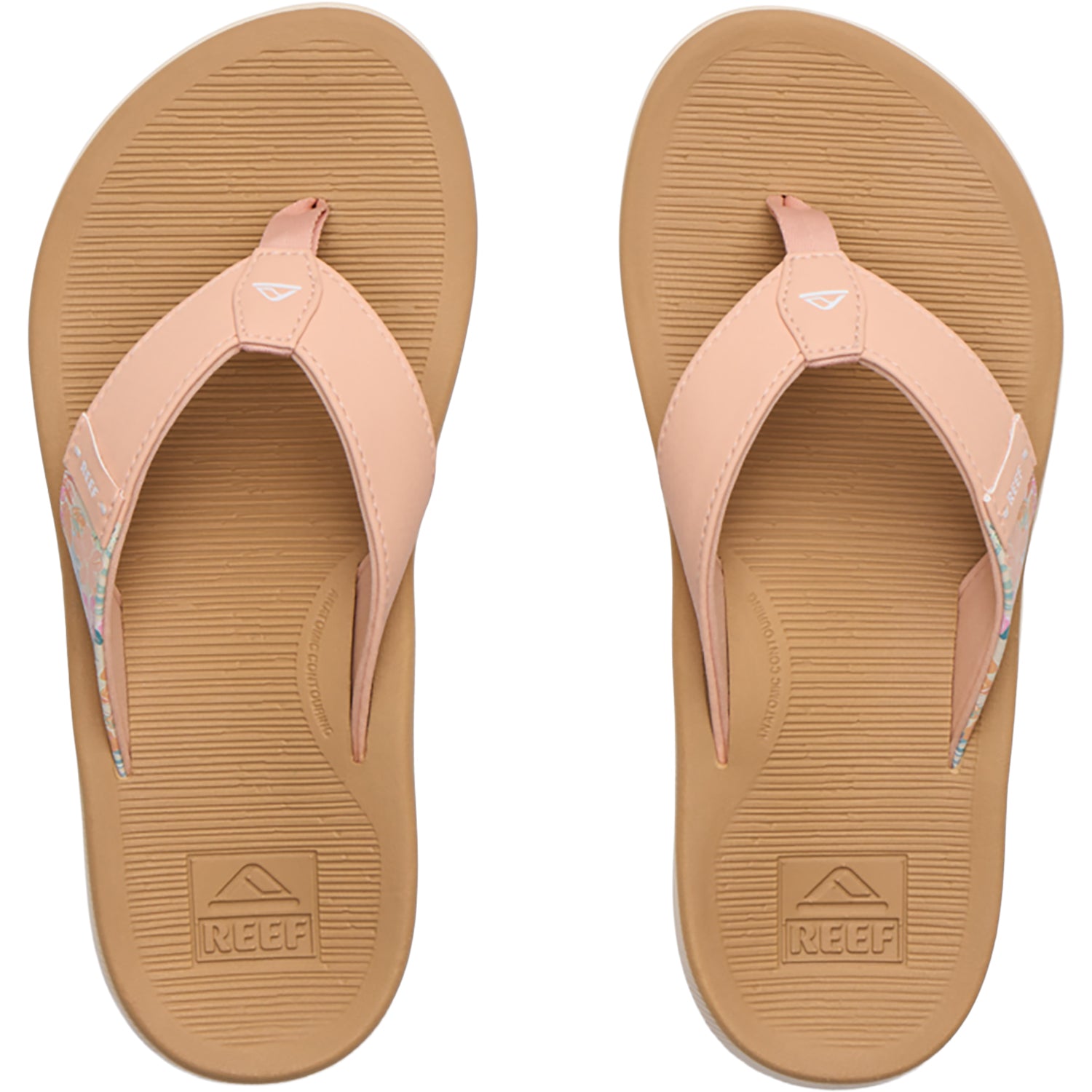Reef Santa Ana Women's Thong Sandals Peach/Tan
