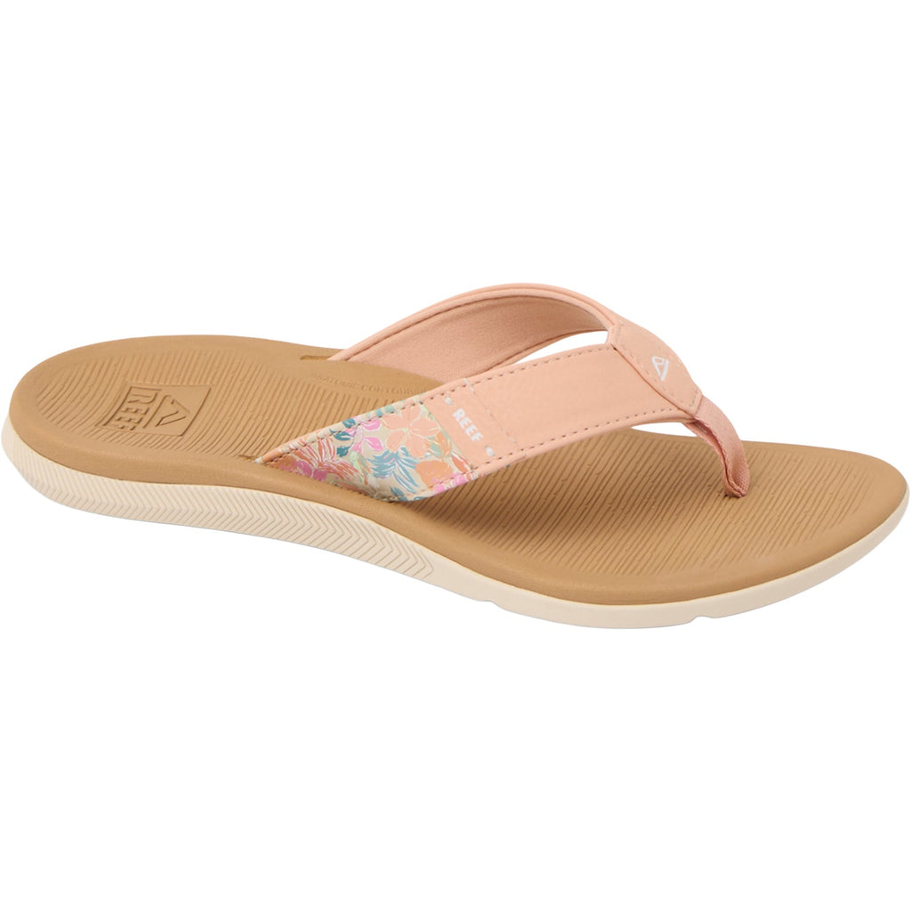 Reef Santa Ana Women's Thong Sandals Peach/Tan