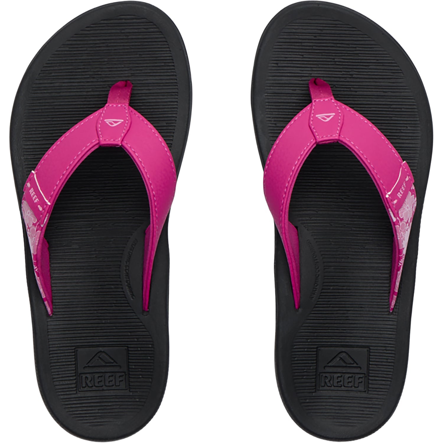 Reef Santa Ana Women's Thong Sandals Fuchsia Red/Black