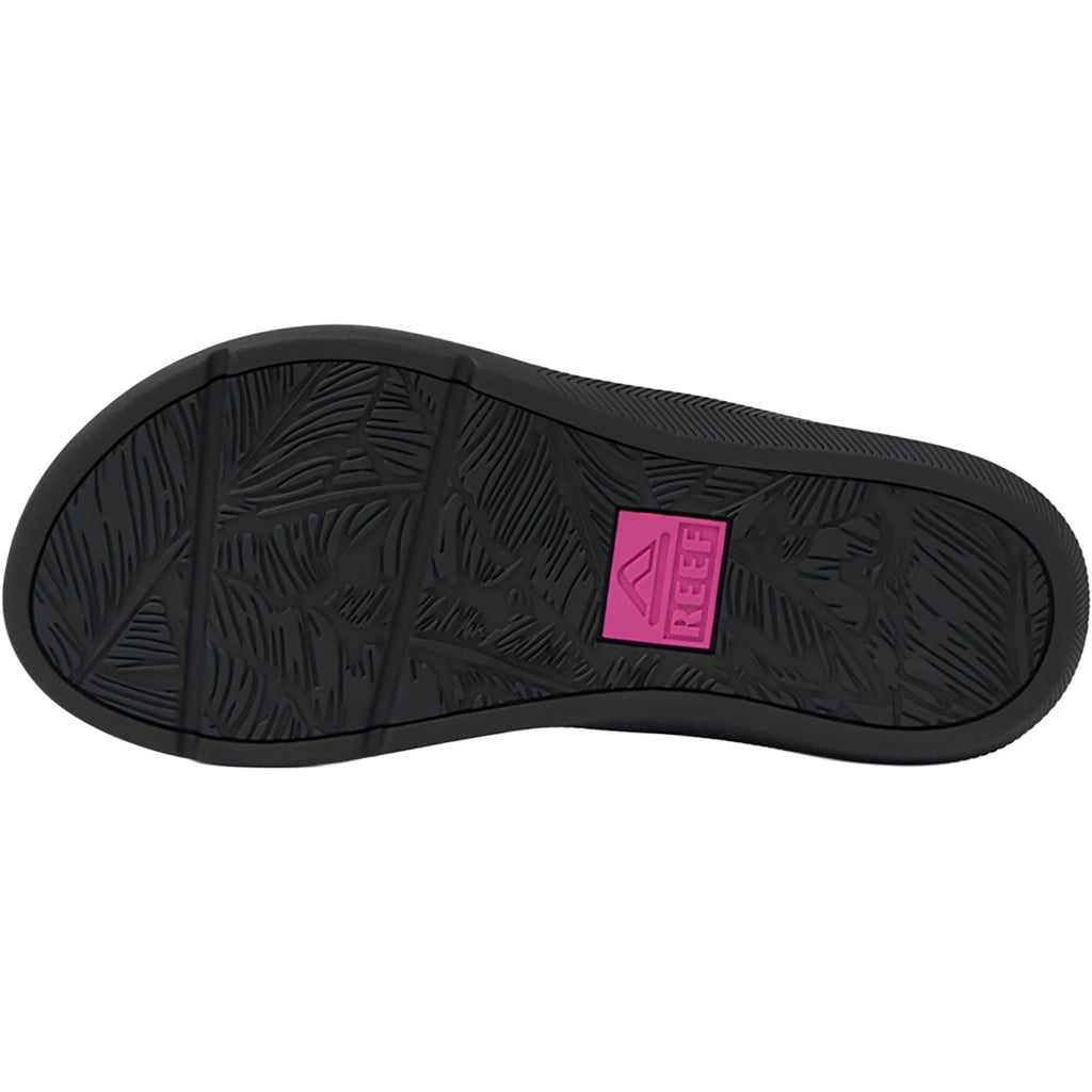 Reef Santa Ana Women's Thong Sandals Fuchsia Red/Black