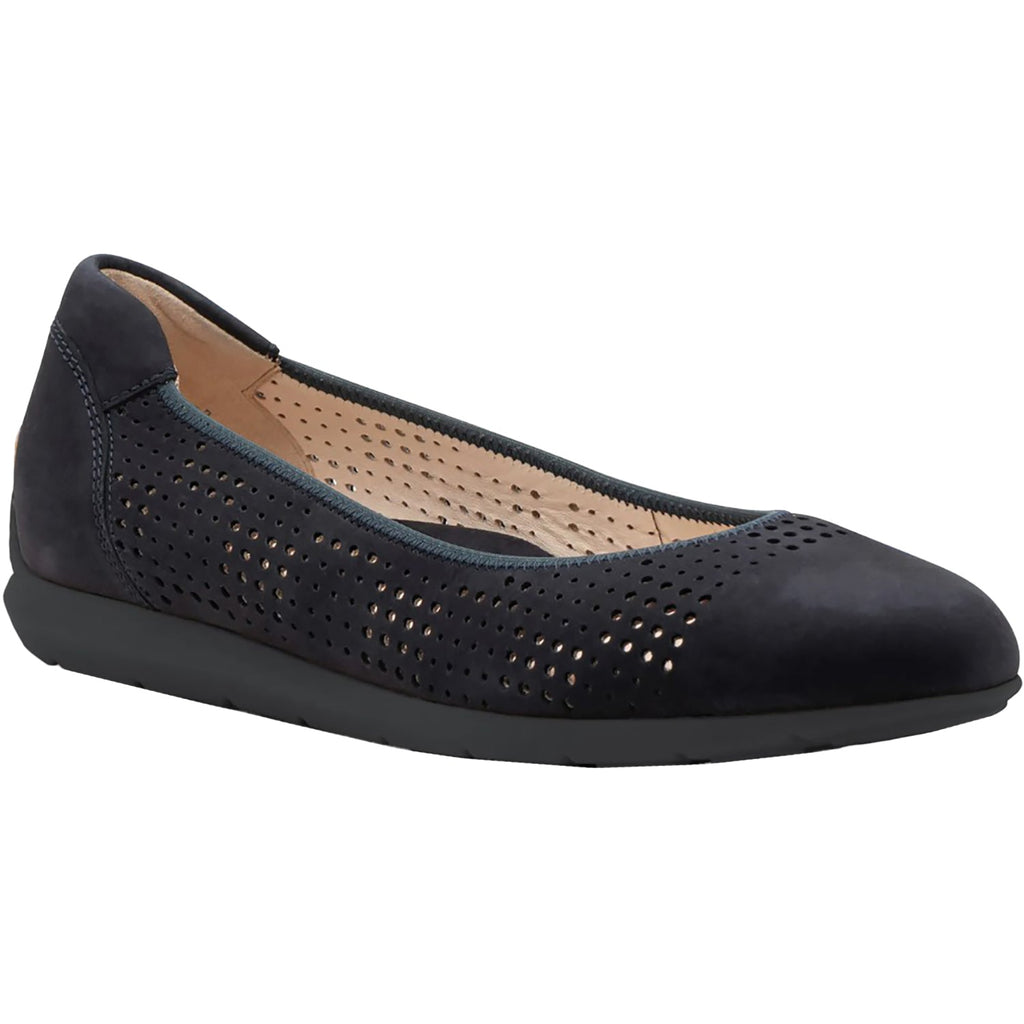 Ara Sarah Perf Women's Flats Black Nubuck