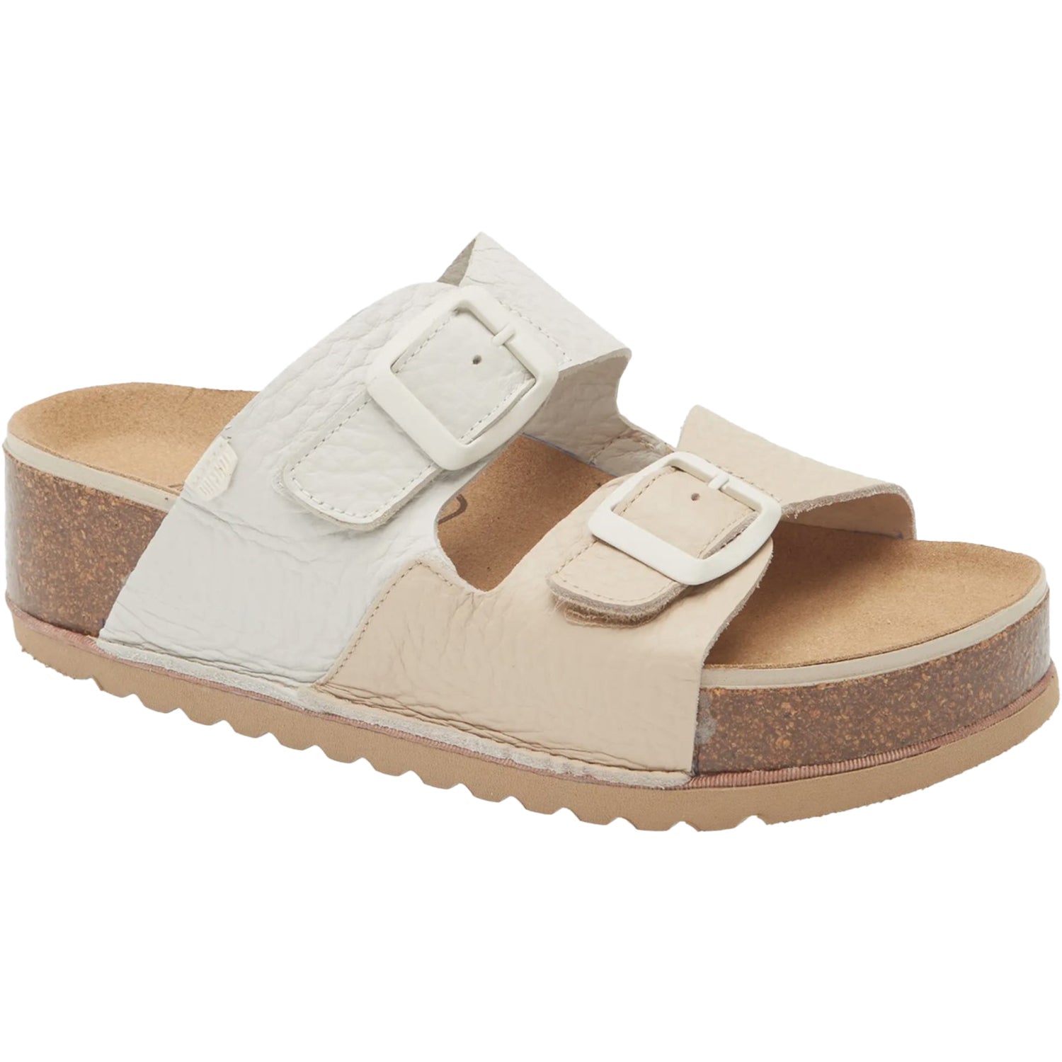 On Foot 1107 Seattle Women's Sandals Beige/Blanco