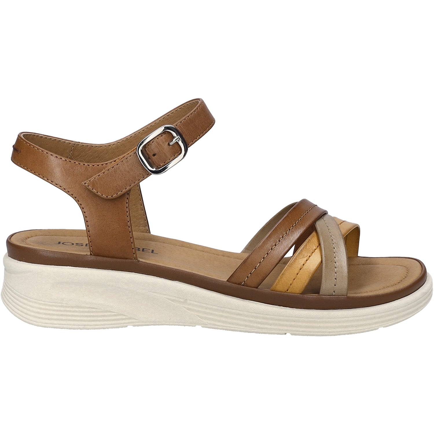 Josef Seibel Sevran 02 Women's Sandals Cognac Multi